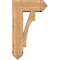 Ekena Millwork Westlake Arts and Crafts Smooth Bracket w/ Offset Brace, Western Red Cedar, 7 1/2"W x 18"D x 30"H BKT0806X18X30WTL03SWR - alternate 3
